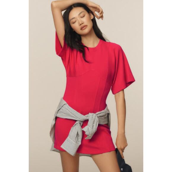 Daily Practice (Anthropologie) Short-Sleeve Mini Dress - Size XXS - Picture 2 of 9